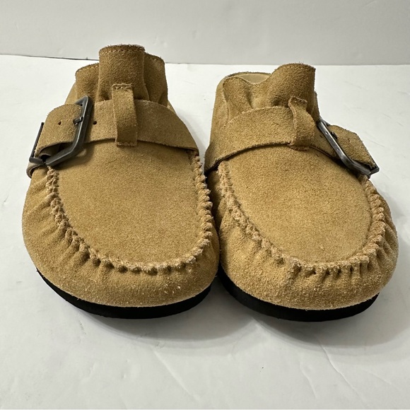 Free People After Riding Mule Loafers
Women's 6.5 Brown Buckle Slip-On Boho Cozy - Picture 2 of 11